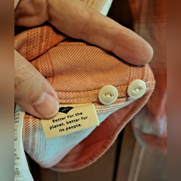 Men's Madewell Kilmer Plaid Perfect Brushed Cotton Flannel L-XL (Size Chart) - Picture 7 of 11